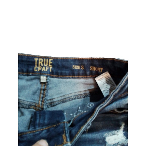 Juniors True Craft Short Shorts Size 3 - Picture 8 of 16